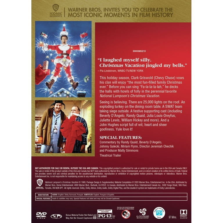 National Lampoon's Christmas Vacation (DVD), Comedy, Warner Bros
