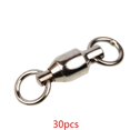thumbnail image 1 of Worallymy 30 Uds. rodamiento de bolas anillos sólidos giratorios conectores de anzuelo de pesca de cobre con forma de palabra de mar y océano Worallymy JD735802708, 1 of 7