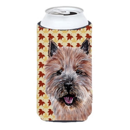 Norwich Terrier Fall Leaves Tall Boy Hugger