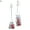 TYPE 5, variant on Ayyufe Women Waterdrop Shape Rhinestone Dangle Ear Stud Long Hook Earrings