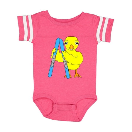 

Inktastic Ski Chick Gift Baby Girl Bodysuit
