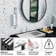 thumbnail image 4 of Towel holder without drilling, bathroom towel holder, self-adhesive guest towel holder, wall towel holder with 2 towel hooks for bathroom and kitchen, 4 of 5