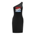 thumbnail image 1 of Vestido de verano con hombros descubiertos para mujer, vestido sencillo de verano para mujer para fiesta y trabajo , xxl, 1 of 7