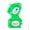 Colorful green, variant on RUYIQUQU Bike Light Mount Bracket, 360° Rotating Bicycle Flashlight Holder, Quick Release Handlebar Clamp, Adjustable Front Light Mount for MTB Road Commuter Bikes