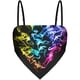 thumbnail image 5 of Corbata con estampado personalizado para mujer, camisola de satén negro, Tops, chaleco con tirantes Pompotops  lopia995212, 5 of 7