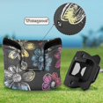 thumbnail image 6 of Haosy Chalk Paint Flowers Golf Mallet Putter Cover Strong Magnetic Leather Golf Club Headcover Closure, 6 of 7