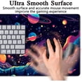 thumbnail image 5 of Space Planet Desk Mat Cute Large Purple Gaming Mouse Pad Kawaii Galactic Explorer Starry Desk Pad Laptop Computer Mouse Keyboard Mat 31.5''''X15.7'''' XXL Extended Mousepad Desk Decor, 5 of 6