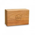 thumbnail image 1 of Teak Yoga Block, 4-inch, 1 of 2