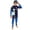 Navy, variant on BXSRUTA Boys' 2 Piece Cartoon Print Swim Trunks Set with Swim Cap Quick Dry for Kids Ages 3-10 Years Pool Beach