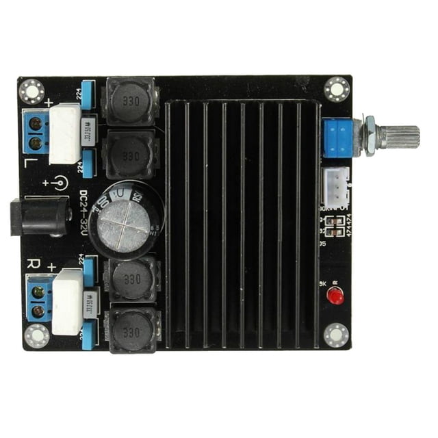 2-Canales licencia de Multiplificador 2 x TDA7498 Tarjeta Amplificadora de sonido de Potencia DC12V para Cola Placa amplificadora TDA7498