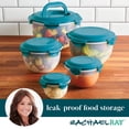 thumbnail image 3 of Contenedor de almacenamiento de alimentos Rachael Ray a prueba de fugas, juego de 10 piezas, 3 of 9