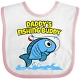 thumbnail image 3 of Inktastic Daddy's Fishing Buddy (blue) Boys or Girls Baby Bib, 3 of 4