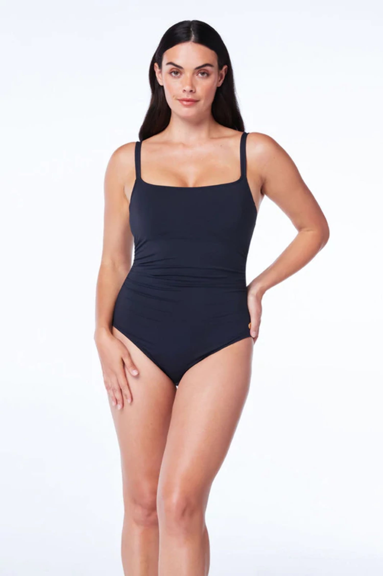 Bleu Swimwear Kore Scoop Neck One Piece Tank with Floating Underwire