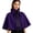 Purple, variant on Fancifize Women's Halloween Shawl Gothic Medieval Renaissance Stand Collar Short Cloak Wraps with Tie for Party Holiday,Army Green