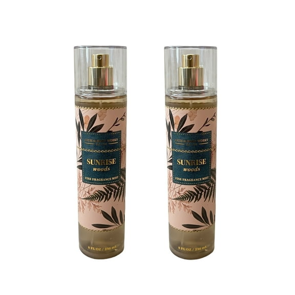 Bath & Body Works Sunrise Woods Fragrance Mist 2 Pack 8 fl oz