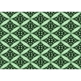 thumbnail image 1 of Ahgly Company Indoor Rectangle Patterned Light Green Area Rugs, 3' x 5', 1 of 6
