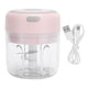 thumbnail image 1 of Mini machacador de ajo eléctrico inalámbrico USB de 250 ml, cortador de verduras y alimentos, picador, suministros de cocina, 1 of 14