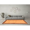 thumbnail image 3 of Ahgly Company Indoor Rectangle Abstract Orange Modern Area Rugs, 7' x 9', 3 of 4