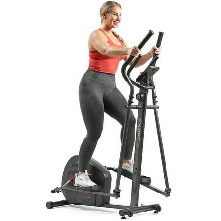 Sunny Health & Fitness Indoor Cardio Elliptical, Endurance Series Smart w Smart Bluetooth & FREE SunnyFit® App – SF-E321003