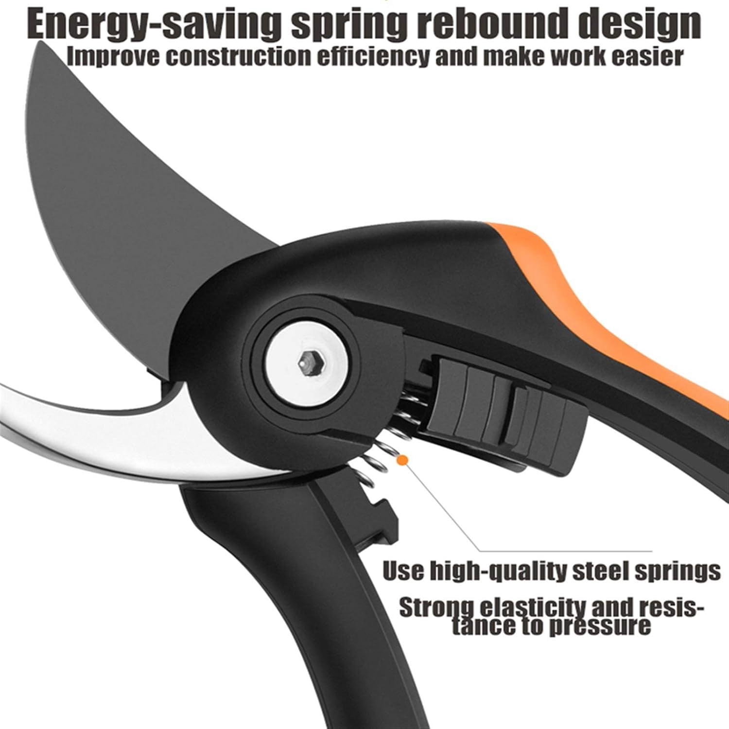 Pruning Shears Pruning Tools Garden Shears Heavy-Duty Gardening Pruning Shears Anti-Rust Stainless Steel Blades Gardening Tools Hand Pruner Every Family