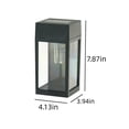 thumbnail image 3 of SuoKom Outdoor Solar Wall Lights Garden Lights Intelligent Light Control Lights Home Garden Gate Lights Arrangement Outdoor Lights Light-Emitting Diode Ligh, 3 of 8