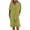 Green, variant on Women Loose Casual Solid Color Linen Short Sleeved Tops+Shorts Outwear Set Stylish Coordinated Ensemble, Limited Time Offer