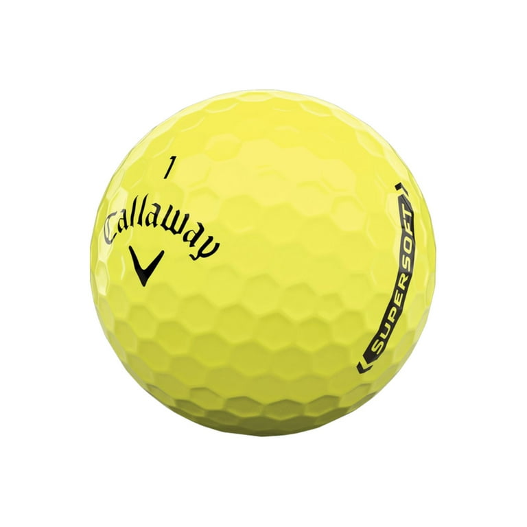 Callaway Supersoft 2021 Golf Balls, Yellow, 12 Pack 