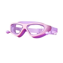 Glisme Kids Goggles For Swimming With Adjustable Strap No Leaking Anti-Fog Waterproof Clear Vision Water Pool Goggles Swimming Glasses Pool Beach Outdoor Water Sports ,Pink