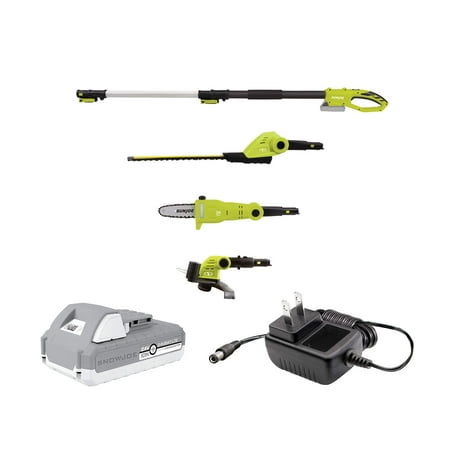 

Sun Joe GTS4002C Cordless Lawn Care System-Hedge Trimmer Pole Saw Grass Trimmer [Remanufactured]