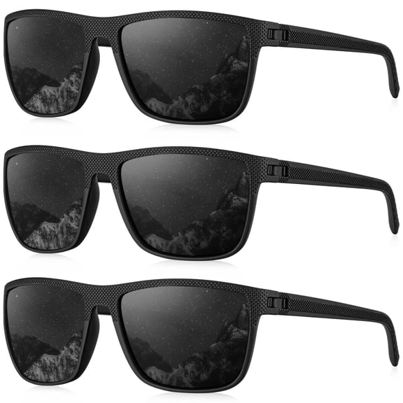 Polarized Sunglasses for Men Lightweight Sun Glasses with UV Protection Mens Sports Sunglasses for Golf Hiking Fishing Driving