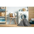 thumbnail image 2 of Ahgly Company Tapis d'Intérieur Lavable en Machine Carré Gris Cendré Transitionnel, 5 Pieds Carré, 2 of 7