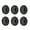 Black, variant on 6Pcs Floor Foot Switches Round Inline Foot Pedal Lamp Switches Step on Button Control Floor Footswitch