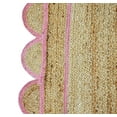 thumbnail image 4 of KLAVATE Natural Jute Hand Braided Scalloped Area Rug, 4 of 5