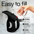 thumbnail image 3 of Kensie Handheld Garment Steamer, 700W Lightweight and Portable Steamer for Clothes, Black, 3 of 7