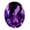 Amethyst, variant on Angel Wing Design Birthstone & Lab-Grown Diamond Ring for Women, Lapis Lazuli, 14K Yellow Gold, Size 10