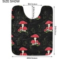 thumbnail image 6 of Coolnut Mushrooms Anti-Slip Ultra Absorbent Durable Bath Rug with Rubber Backing,24"x16", 6 of 7