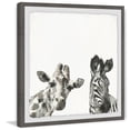 thumbnail image 2 of Marmont Hill Giraffe and Zebra II Framed Wall Art, 2 of 5