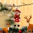 thumbnail image 4 of Mecorevxz Christmas Fabric Hanging Ornaments,Christmas Cute Snowman Doll Small Pendant Christmas Tree Hanging Decorations,Car Hanging Decoration, 4 of 6