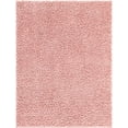 thumbnail image 3 of Unique Loom Davos Shag Collection Area Rug - Solid (10' x 13' 1" Rectangle Dusty Rose), 3 of 7