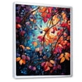 thumbnail image 2 of Designart "Colorful Vibrant Vines II" Abstract Floater Framed Canvas Art Print, 2 of 7