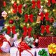 thumbnail image 4 of Lazo de Navidad de 12/36 piezas para el hogar, adornos de árbol de Navidad, color rojo, dorado, suministros de decoración de Año Nuevo 2024, 4 of 4