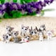 thumbnail image 2 of Juego de 9 figuras pequeñas Kawaii de Chi, el gato, para decoración de jardín, juguete de 3 cm, 2 of 5