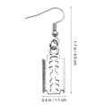 thumbnail image 2 of 2 Pairs Creative Punk Style Earrings Chopper Drop Earrings Punk Dangle Earrings, 2 of 8