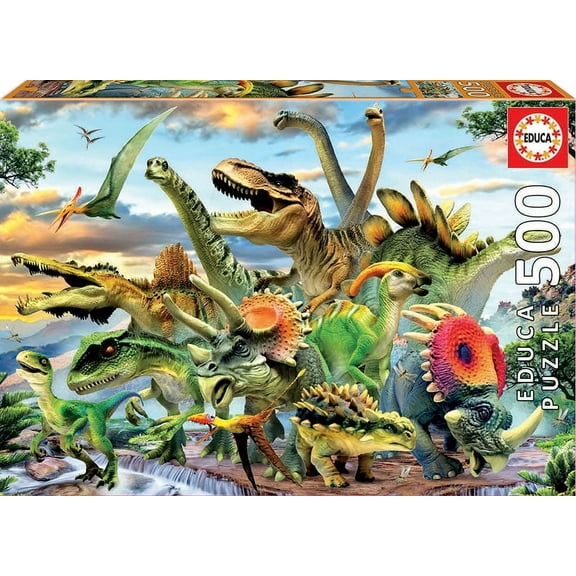 Dinosaurs 500-Piece Puzzle
