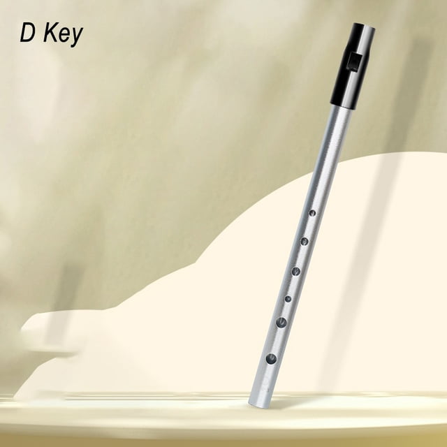 MYG Irish Whistle Flute C D Bb Key 6Hole Flute Alloy Musical Instruments Accessories For Woodwind Instrument With Bags