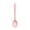 Pink, variant on Silicone Nonstick Mixing Spoons Serving Nonstick Mixing Heat Resistant Slotted Spoons Hygienic Design Slotted and Solid Spoons for Mixing and Serving