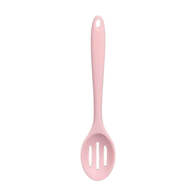 SPOORYYO Silica Gel Spoon Long-handled Ladle Soup Strainer Noodles Ramen Tablespoon Rice Salad Kitchen Strainer Colander