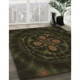 thumbnail image 3 of Ahgly Company Machine Washable Indoor Rectangle Transitional Dark Brown Area Rugs, 7' x 10', 3 of 7