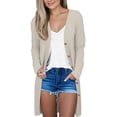 thumbnail image 2 of Delayuji Women’s Cardigan Sweater Lightweight Soft Long Knit Cardigan For Women Long Sleeve Open Front Coat With Pockets, 2 of 6