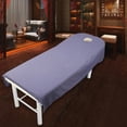 thumbnail image 3 of Drap en Polyester, Drap de Massage pour Salon de Beauté, Housses de Table de Relaxation pour Traitement de SPA Corporel, 3 of 7